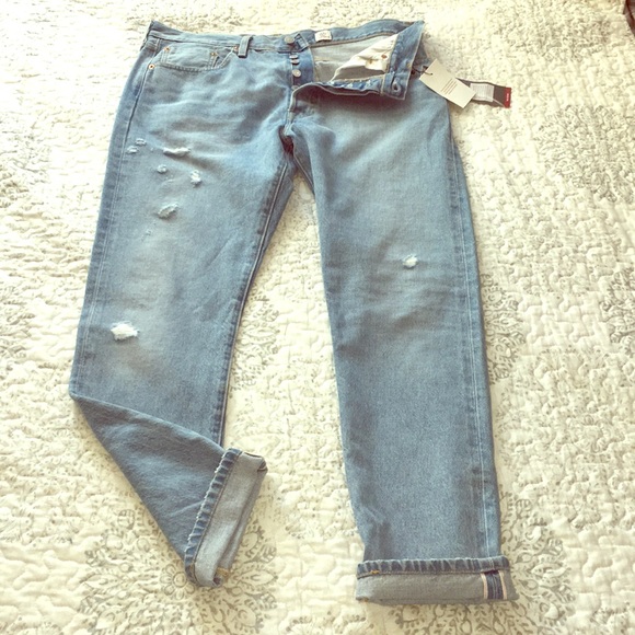 New Levi’s 501 Skinny High Waist Selvedge Jeans - Picture 2 of 8